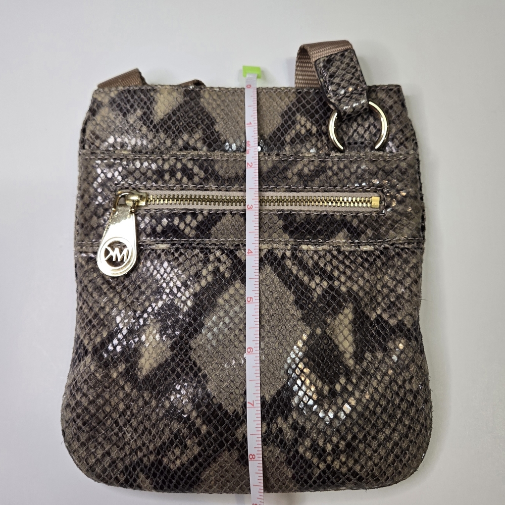 Michael Kors Snakeskin Python Crossbody In EC - Picture 9 of 10
